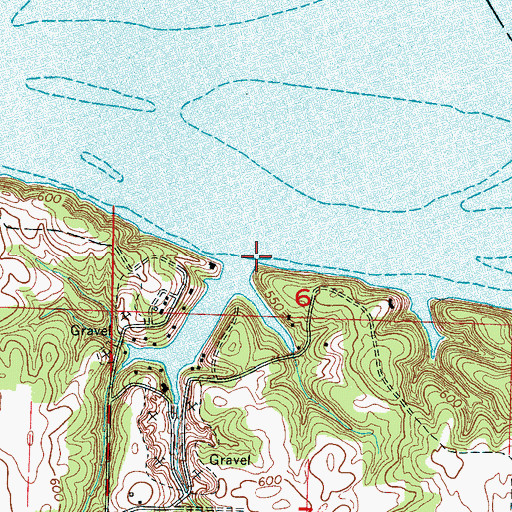 Topographic Map of Walkers Quay (historical), AL
