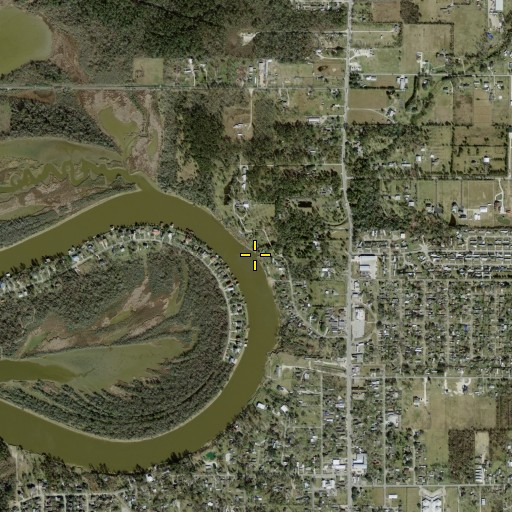 Aerial/Satellite Image of Bluff Gully, TX