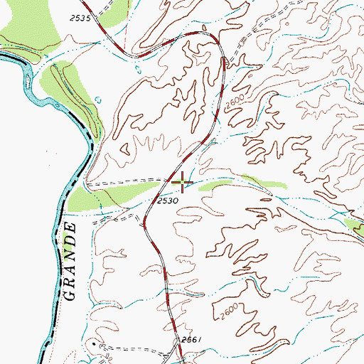 Topographic Map of Bofecillos Canyon, TX