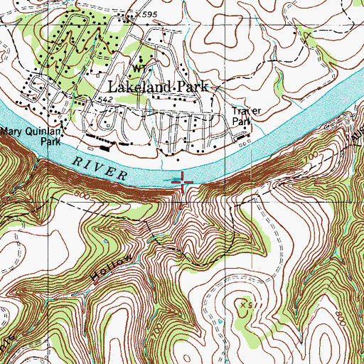 Topographic Map of Bohls Hollow, TX