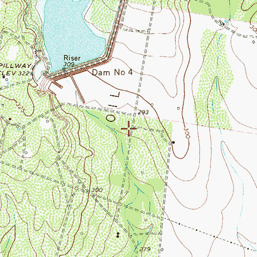 Topographic Map of Boyle Oil Field, TX