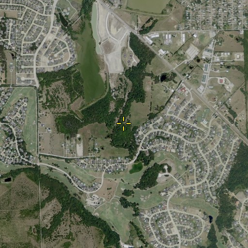 Aerial/Satellite Image of Brockway Branch, TX