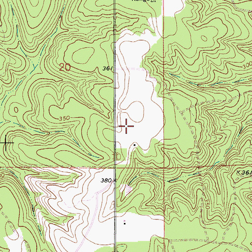 Topographic Map of Long School (historical), AL