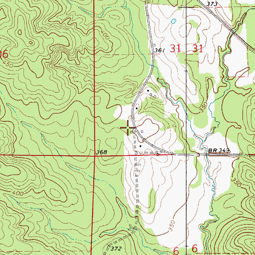 Topographic Map of Mims School (historical), AL