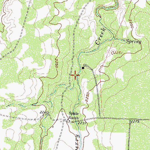 Topographic Map of Buffalo Draw, TX