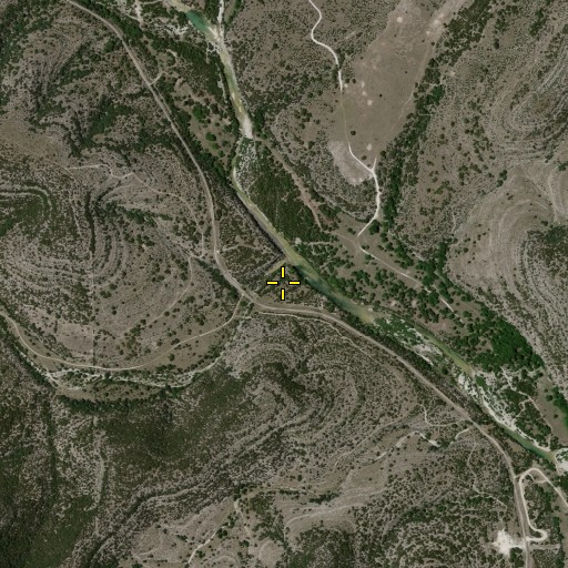 Aerial/Satellite Image of Cade Spring, TX