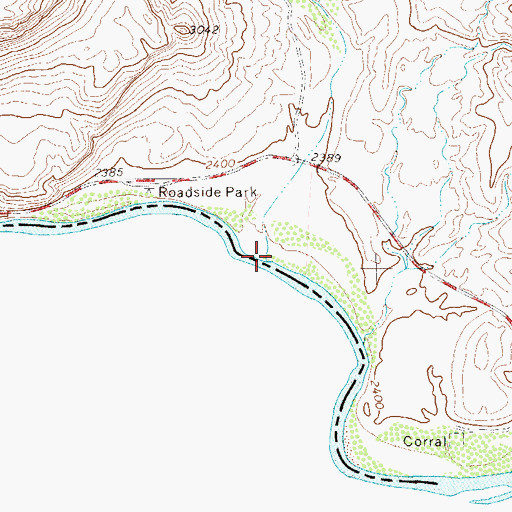 Topographic Map of Canyon Madera, TX