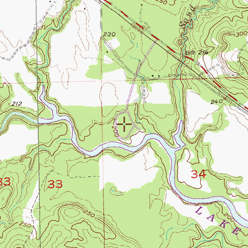Topographic Map of Briar Creek Park, AL