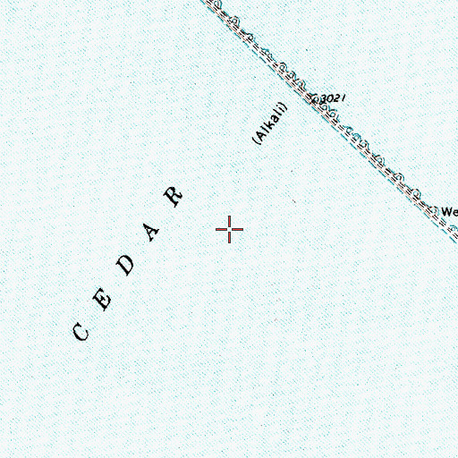 Topographic Map of Cedar Lake, TX