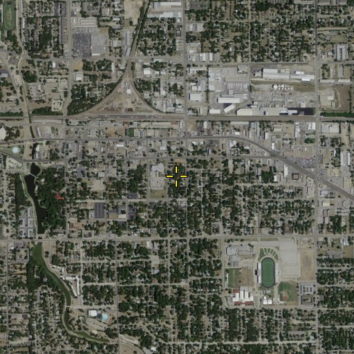 Aerial/Satellite Image of Central School, TX