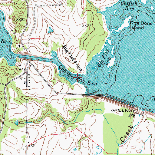 Topographic Map of Channel Bay East, TX