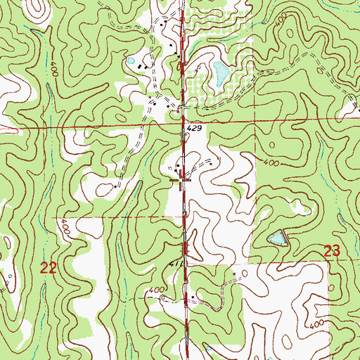 Topographic Map of Hurtsboro Deliverance Tabernacle, AL