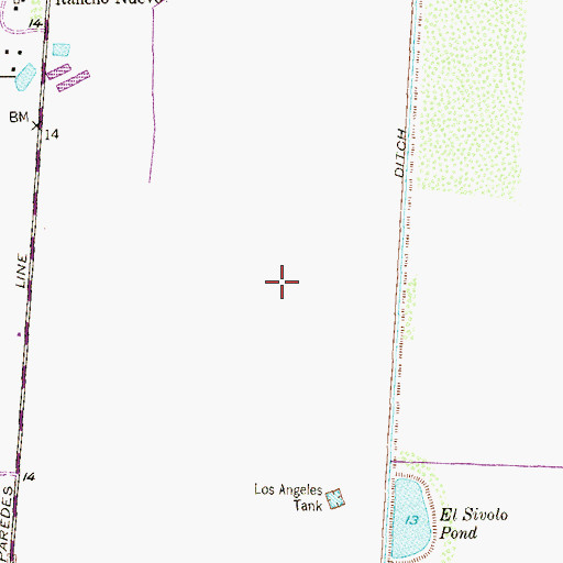 Topographic Map of Chico Tank, TX