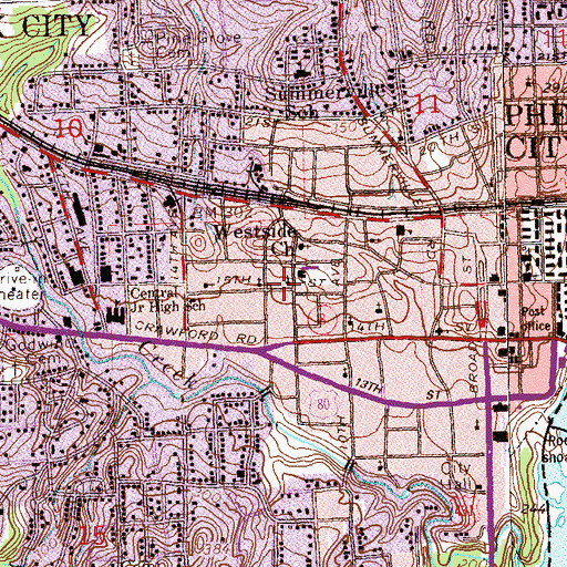 Topographic Map of Liberty Hill Baptist Church, AL