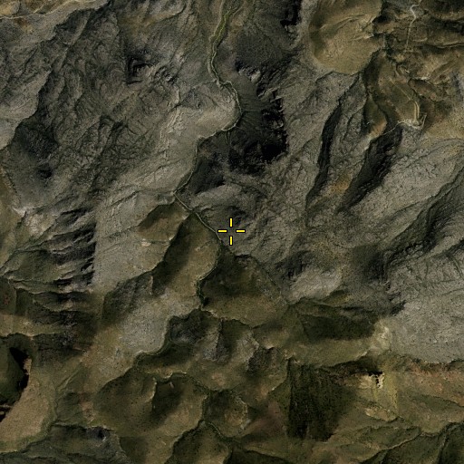 Aerial/Satellite Image of Christmas Mountains, TX