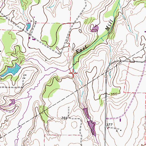 Topographic Map of Lake Clear, TX