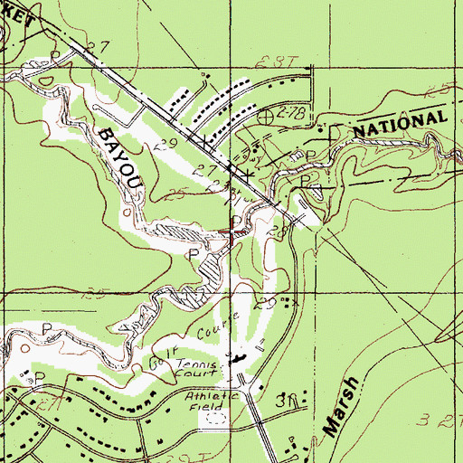Topographic Map of Clemmons Gully, TX