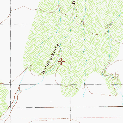 Topographic Map of Cobas Windmill, TX