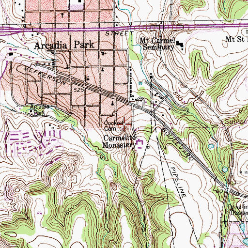 Topographic Map of Cockrell Cemetery, TX