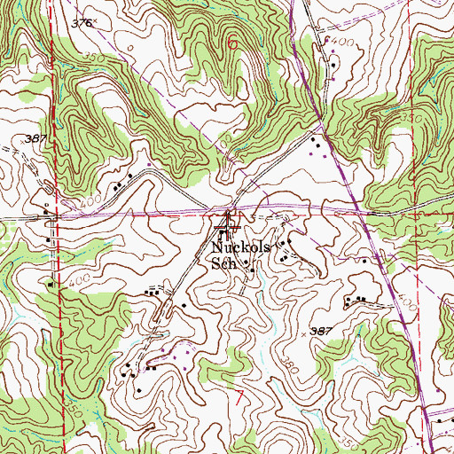 Topographic Map of Pleasant Grove Church, AL
