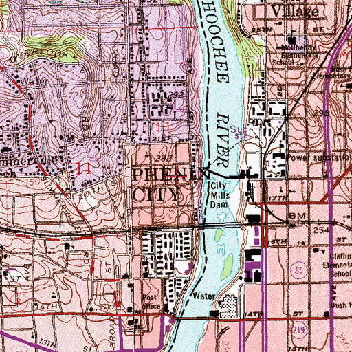 Topographic Map of Saint James Freewill Baptist Church, AL