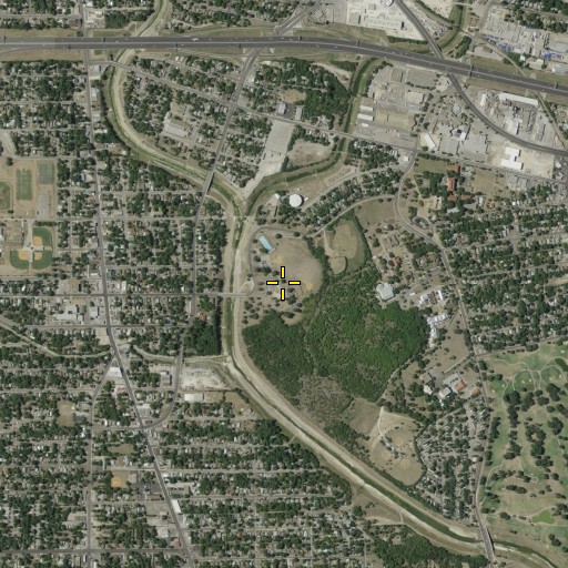 Aerial/Satellite Image of Concepcion Park, TX