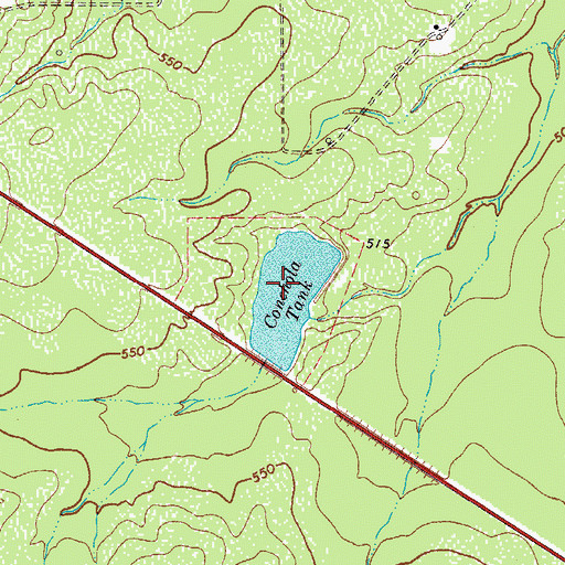 Topographic Map of Conchola Tank, TX