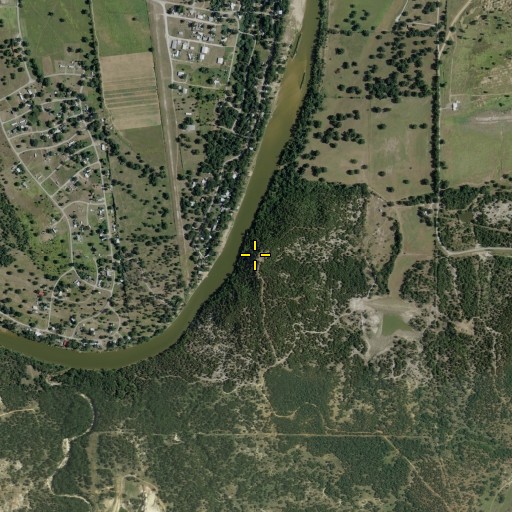 Aerial/Satellite Image of Conway Bluff, TX