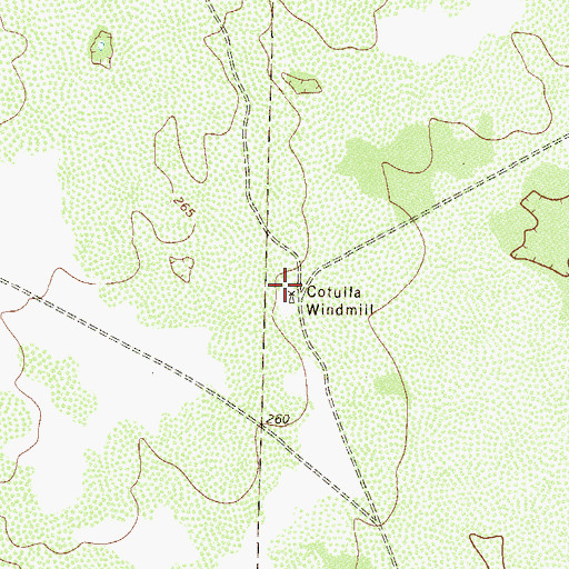 Topographic Map of Cotulla Windmill, TX