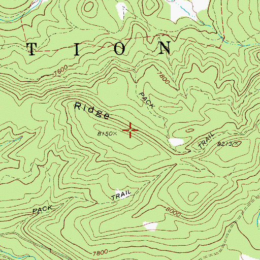 Topographic Map of Walton Ridge, AZ