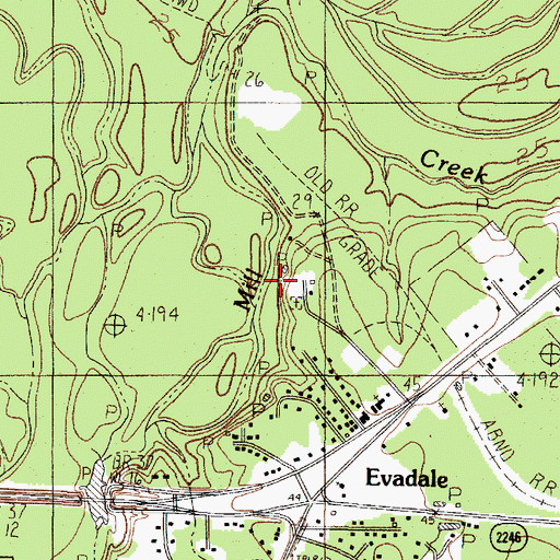 Topographic Map of Craig Cemetery, TX
