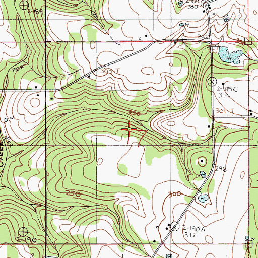 Topographic Map of Bethel African Methodist Episcopal Church, AL