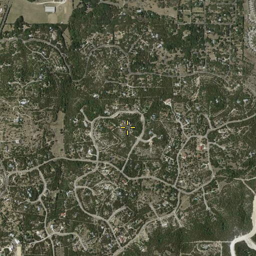 Aerial/Satellite Image of Cross Mountain, TX