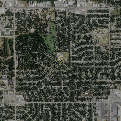 Aerial/Satellite Image of Crow School, TX