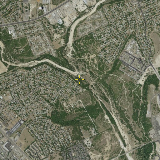 Aerial/Satellite Image of Culebra Creek, TX