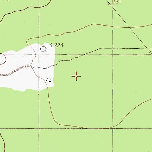 Topographic Map of Cypress Brake, TX