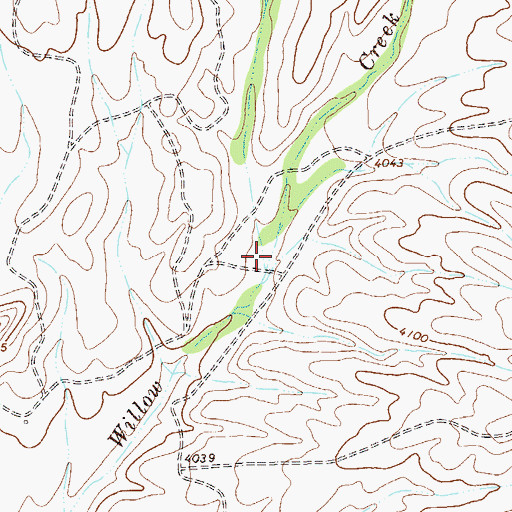 Topographic Map of Dagger Draw, TX