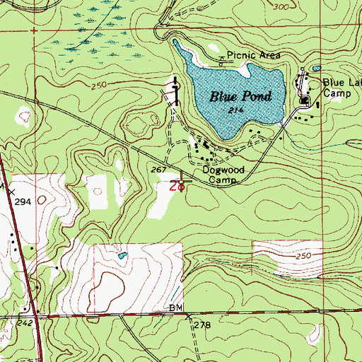 Topographic Map of Lambuth Memorial Church, AL