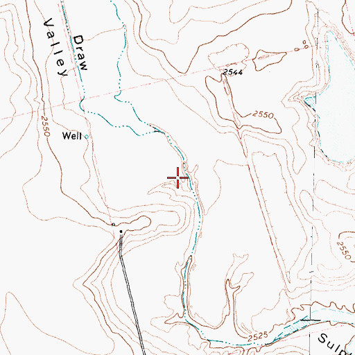 Topographic Map of Death Valley, TX