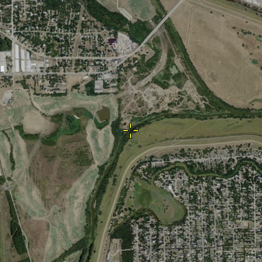 Aerial/Satellite Image of Delaware Creek, TX