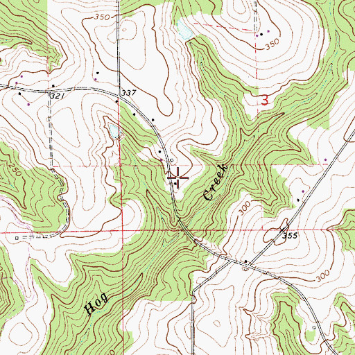 Topographic Map of Terry School (historical), AL