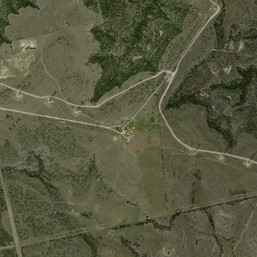 Aerial/Satellite Image of Double Heart Ranch, TX