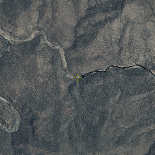 Aerial/Satellite Image of Warm Spring, AZ
