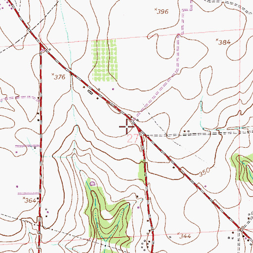Topographic Map of Carmichael School (historical), AL