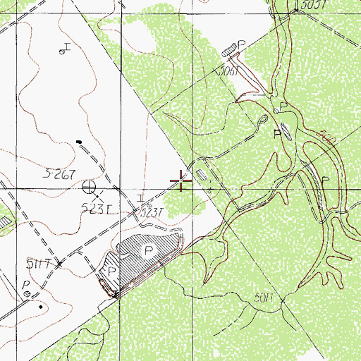 Topographic Map of Eardly Farm, TX