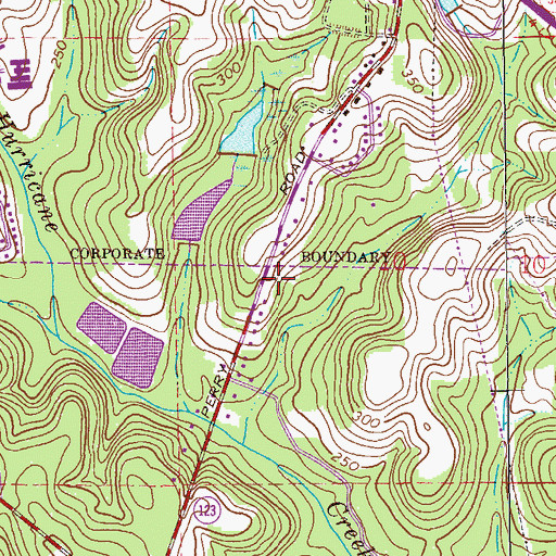 Topographic Map of Kingdom Hall of Jehovah Witnesses Church, AL