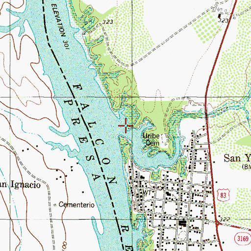 Topographic Map of El Grullo Creek, TX