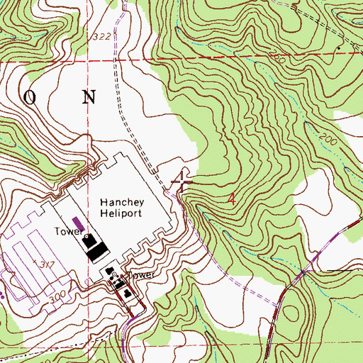 Topographic Map of Piney Grove Church (historical), AL