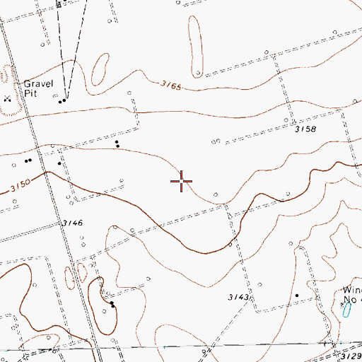 Topographic Map of Emma Oil Field, TX