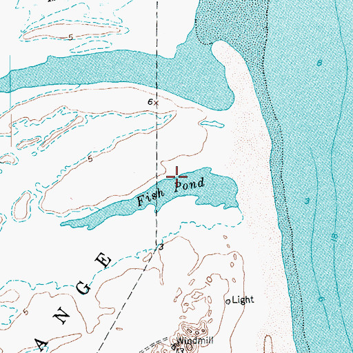 Topographic Map of Fish Pond, TX